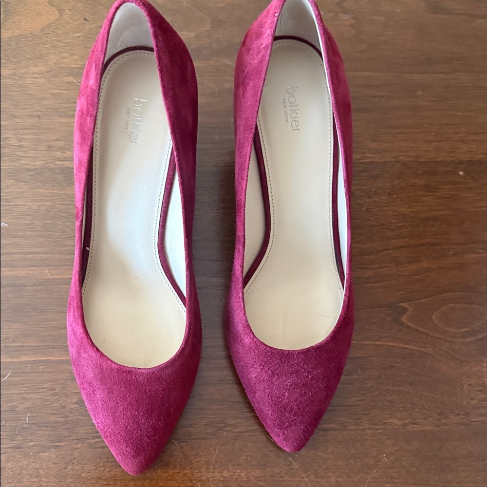 Botkier Women's Deep Red Suede Heels size 9